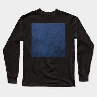 Blue Triangles Long Sleeve T-Shirt